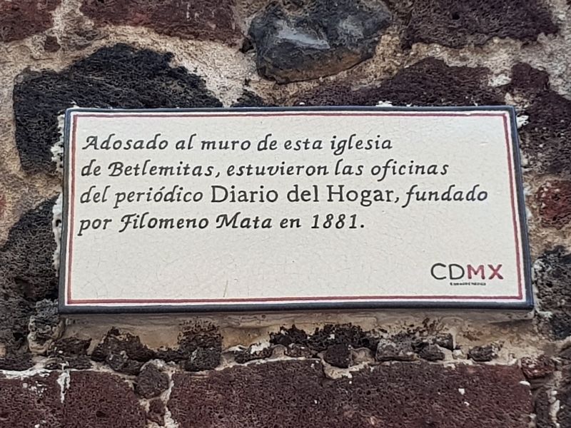 Offices of the Diario del Hogar Marker image. Click for full size.