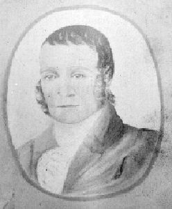 Dr. Jesse Bennett (1784-1842) image. Click for full size.