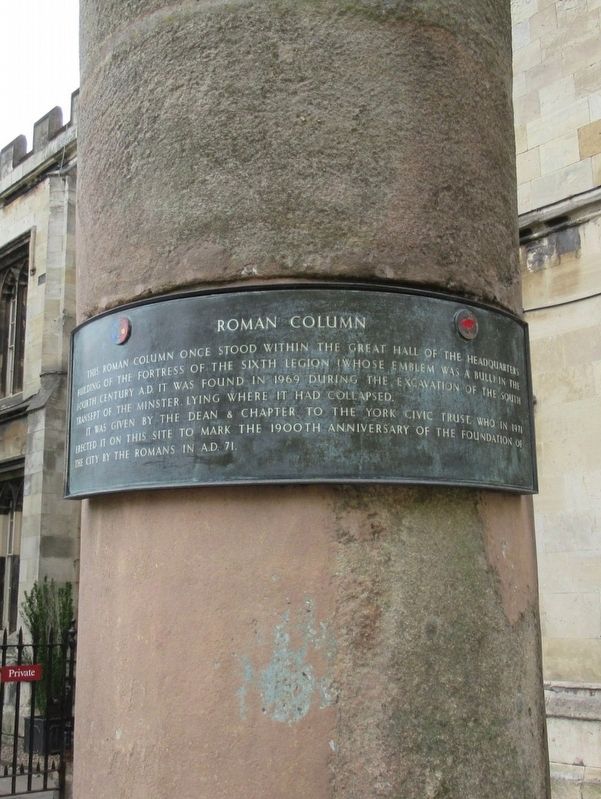 Roman Column Marker. Click for full size. Roman Column Marker image. Click for full size.