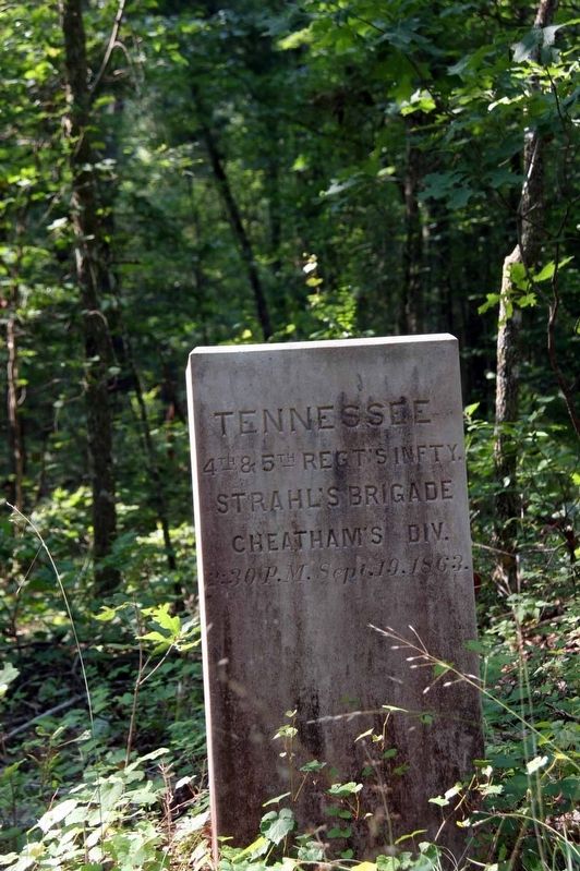 4th & 5th Tennessee Infantry Marker image. Click for full size.