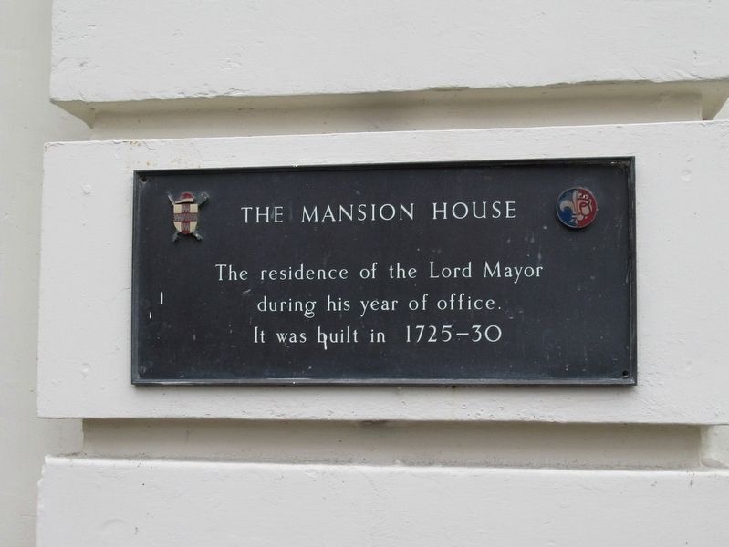 The Mansion House Marker image. Click for full size.