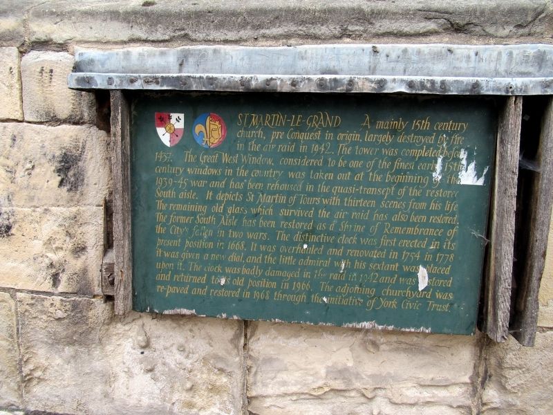 St Martin-le-Grand Marker image. Click for full size.