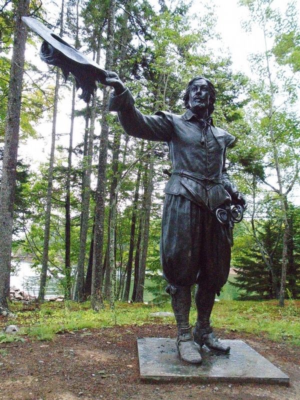 Statue Complimenting Lessons Learned / Leçons durement apprises Marker. Click for full size. Statue Complimenting Lessons Learned / Leçons durement apprises Marker image. Click for full size.