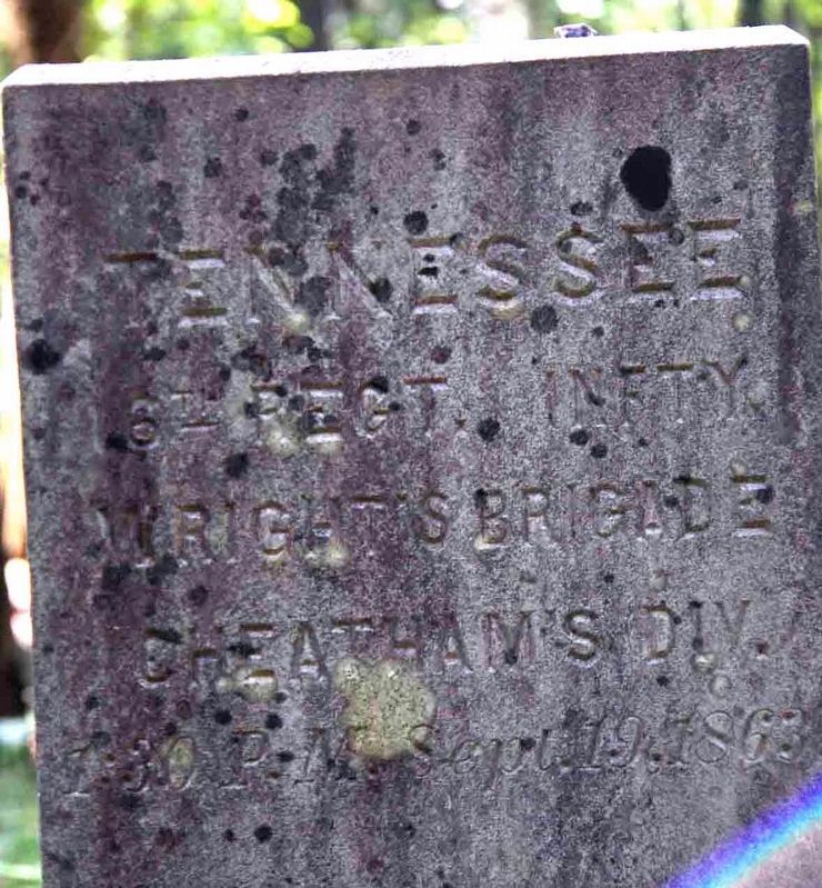16th Tennessee Infantry Regiment Marker image. Click for full size.