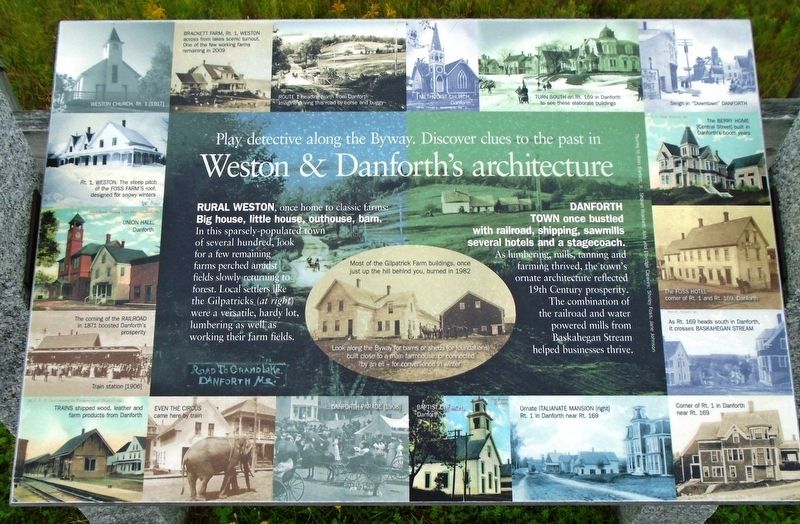 Weston & Danforth's architecture Marker. Click for full size. Weston & Danforth's architecture Marker image. Click for full size.