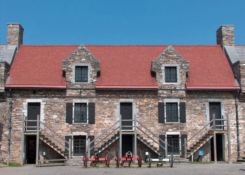 Fort Ticonderoga Soldiers' Barracks image. Click for full size.