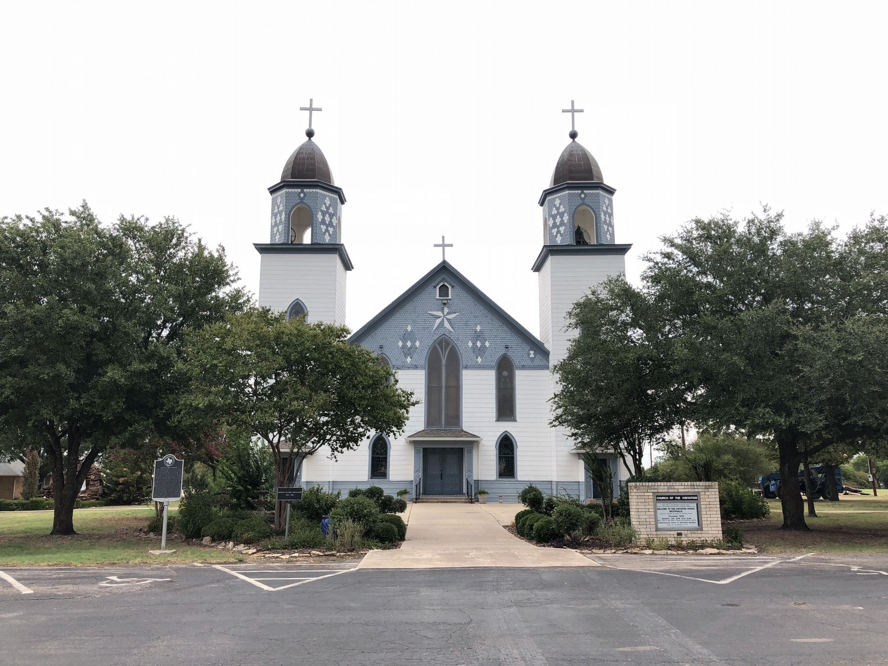 Church of the Visitation with Marker image. Click for full size.