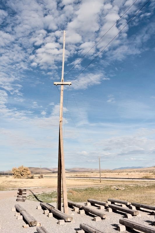 Replica Telegraph Poles and Wires image. Click for full size.