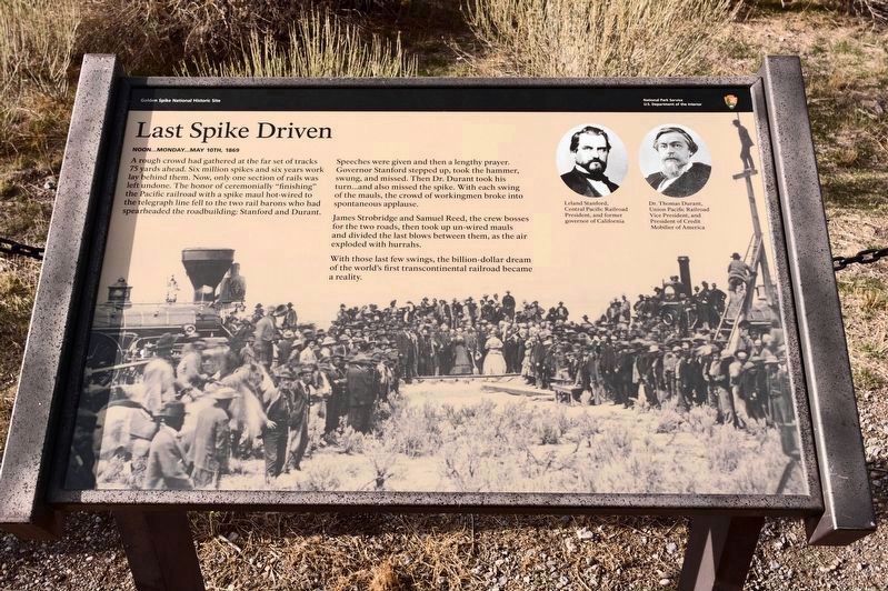 Last Spike Driven Marker - refurbished version image. Click for full size.