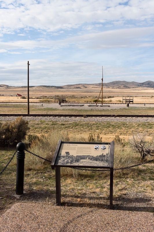 Last Spike Driven Marker and Tracks image. Click for full size.