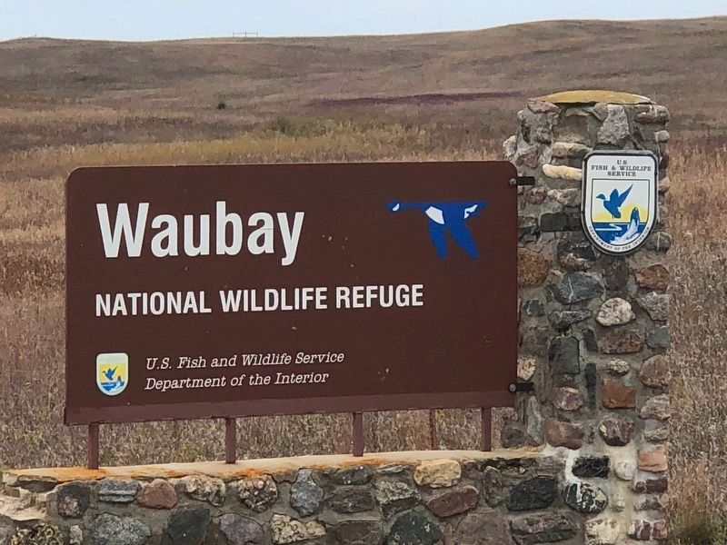 Waubay National Wildlife Refuge Sign. Click for full size. Waubay National Wildlife Refuge Sign image. Click for full size.