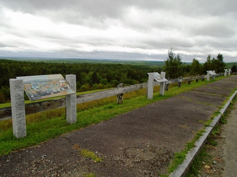 Welcome to Million Dollar View Scenic Byway Marker. Click for full size. Welcome to Million Dollar View Scenic Byway Marker image. Click for full size.