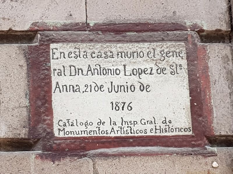 Antonio L�pez de Santa Anna Marker image. Click for full size.