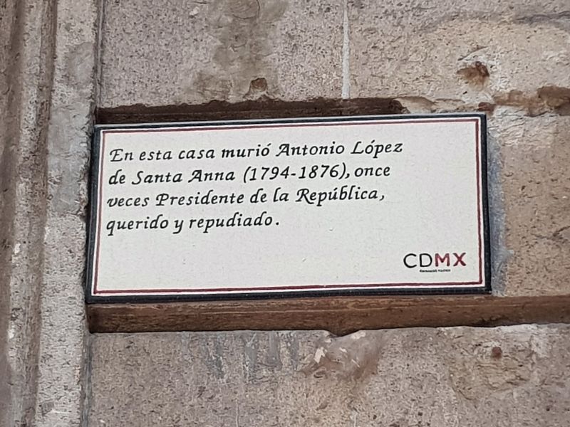 An additional Antonio L�pez de Santa Anna Marker image. Click for full size.