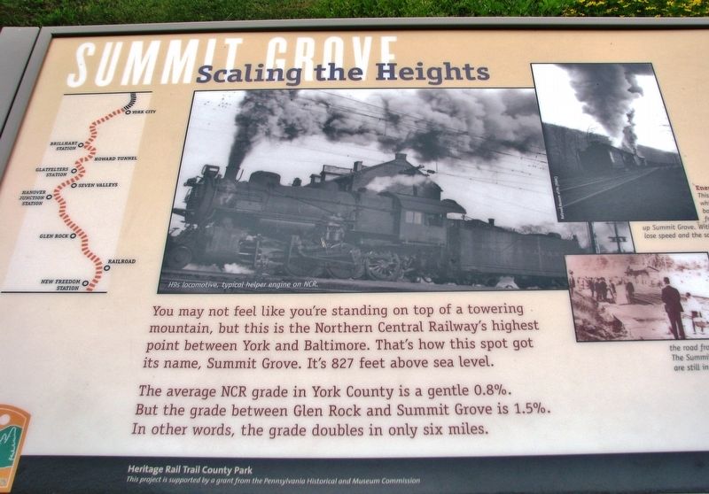 Summit Grove Marker. Click for full size. Summit Grove Marker image. Click for full size.