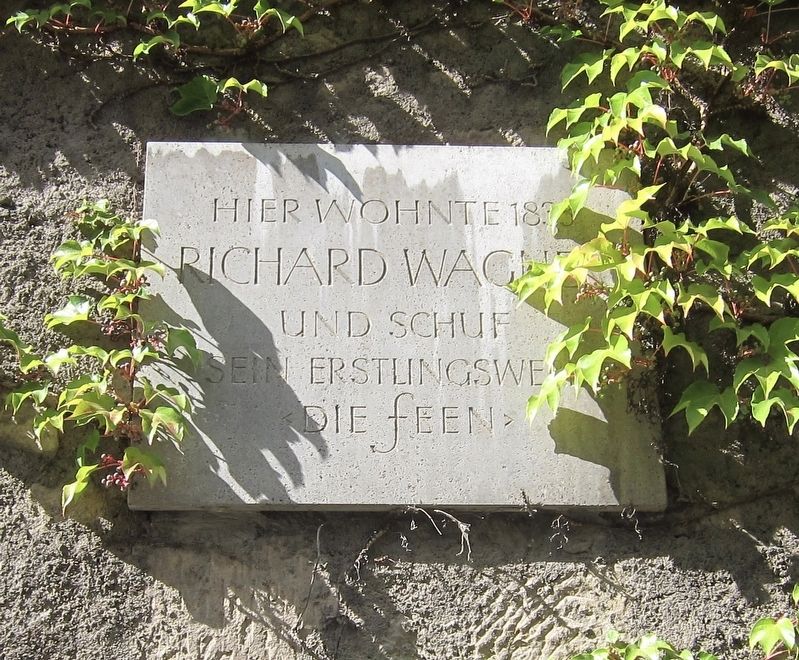 Richard Wagner Marker. Click for full size. Richard Wagner Marker image. Click for full size.