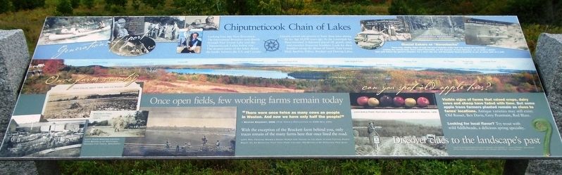Chiputneticook Chain of Lakes Marker image. Click for full size.