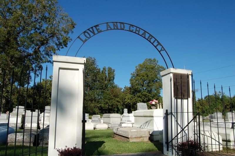 Love and Charity Cemetery Marker image. Click for full size.