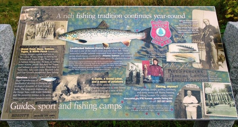 A rich fishing tradition continues year-round Marker. Click for full size. A rich fishing tradition continues year-round Marker image. Click for full size.