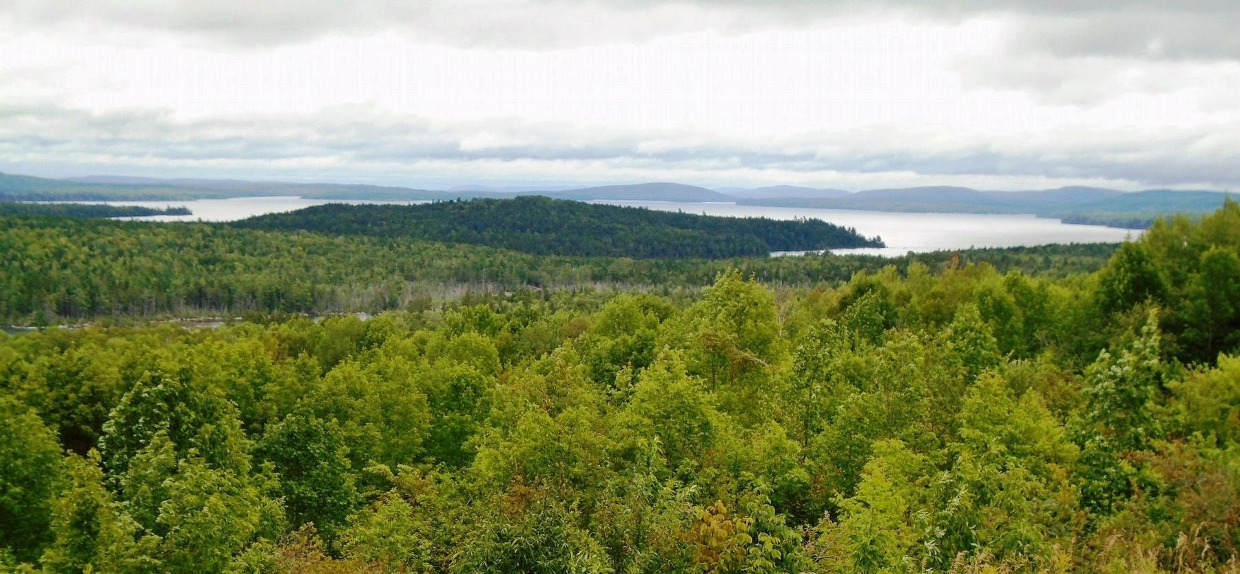 View of East Grand Lake. Click for full size. View of East Grand Lake image. Click for full size.