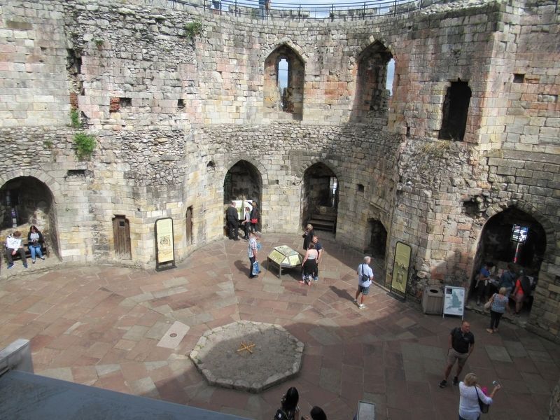 The Interior of Clifford�s Tower image. Click for full size.