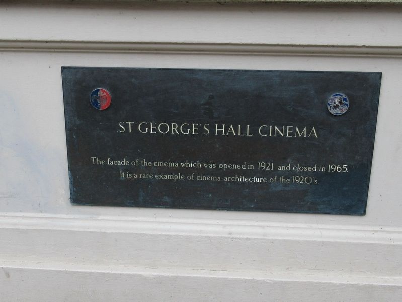 St Georges Hall Cinema Marker image. Click for full size.