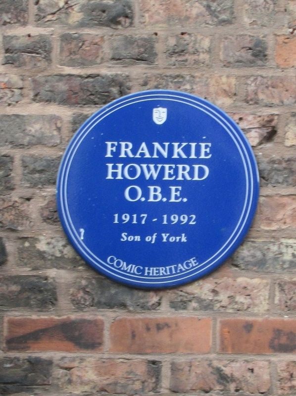 Frankie Howerd Marker image. Click for full size.