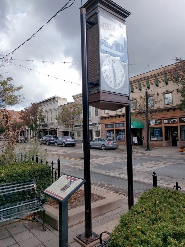 Motley Lights Marker and Tivoli Lights Above the Crosswalk. Click for full size. Motley Lights Marker and Tivoli Lights Above the Crosswalk image. Click for full size.