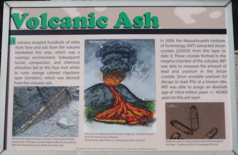 Volcanic Ash Marker image. Click for full size.