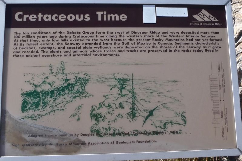Cretaceous Time Marker. Click for full size. Cretaceous Time Marker image. Click for full size.
