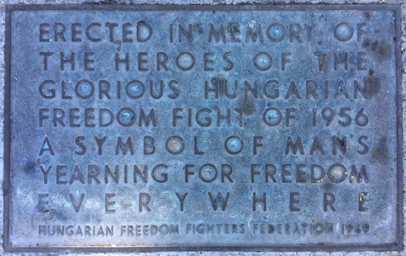 Hungarian Freedom Fight Marker image. Click for full size.
