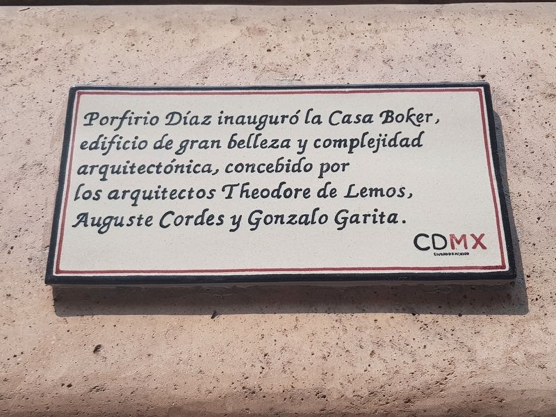 La Casa Boker Marker image. Click for full size.