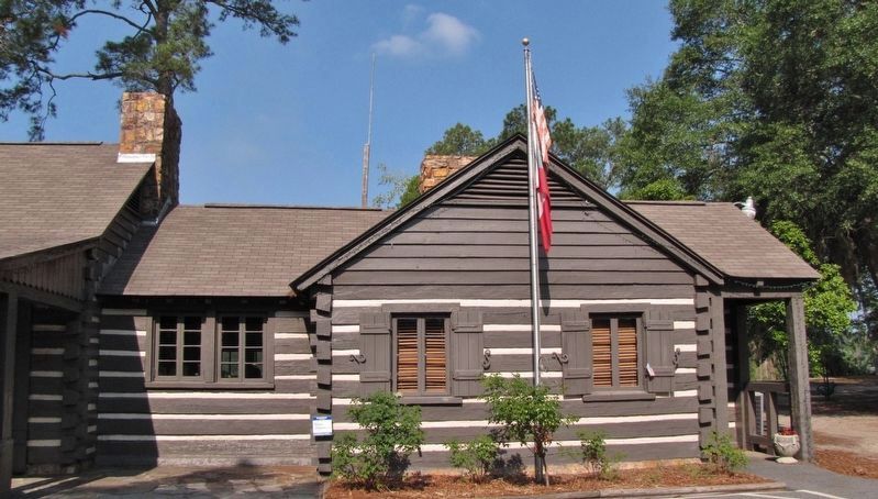 Little Ocmulgee Visitors Center Office (<i>north end of building</i>). Click for full size. Little Ocmulgee Visitors Center Office (<i>north end of building</i>) image. Click for full size.