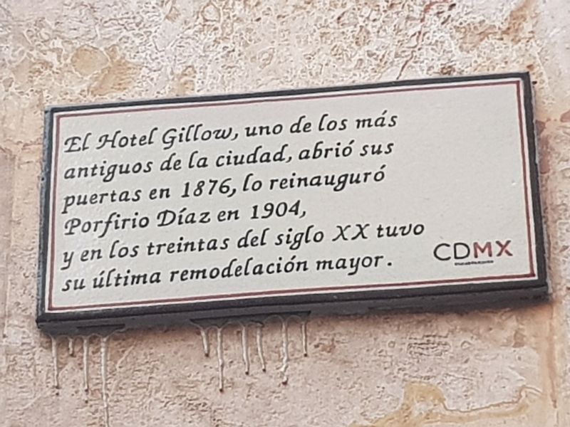Hotel Gillow Marker image. Click for full size.