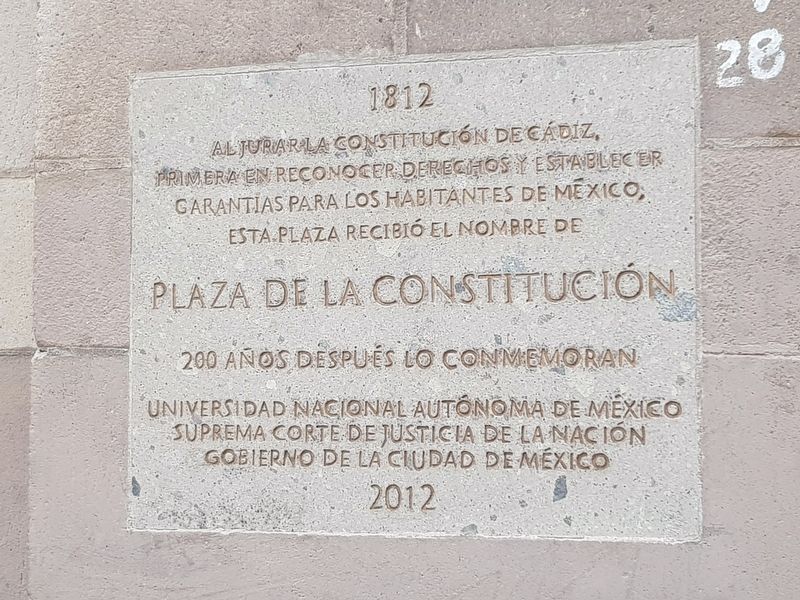 The Constitution of C�diz Marker image. Click for full size.