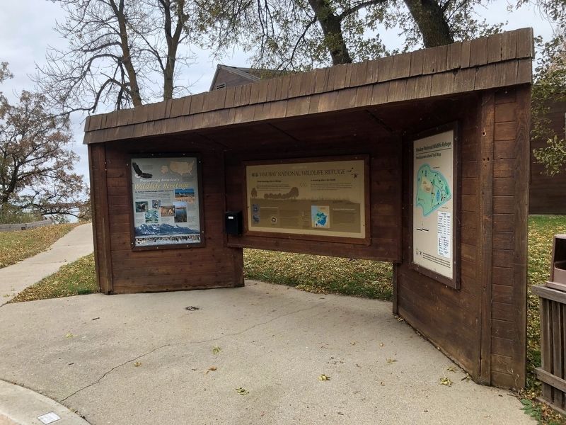 Waubay National Wildlife Refuge Marker. Click for full size. Waubay National Wildlife Refuge Marker image. Click for full size.