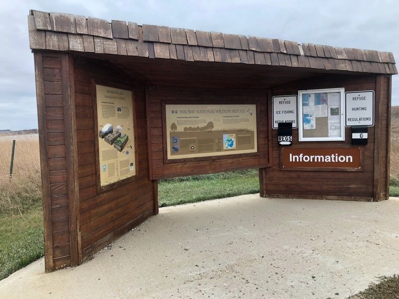 Waubay Wetland Management District Marker image. Click for full size.