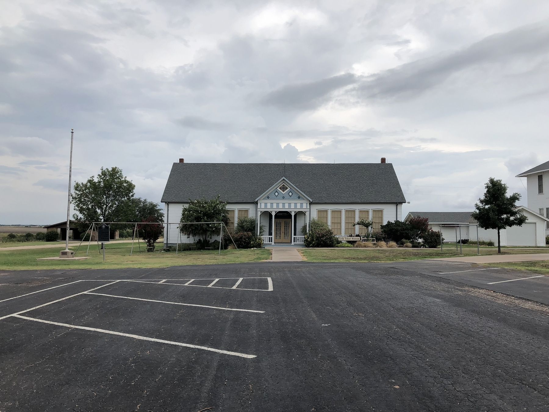 Little School Museum with Westphalia Little School Marker image. Click for full size.