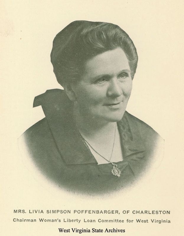 Mrs. Livia Simpson Poffenbarger, of Charleston image. Click for full size.