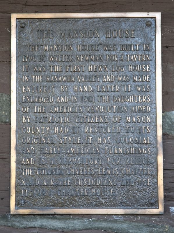 The Mansion House Marker image. Click for full size.