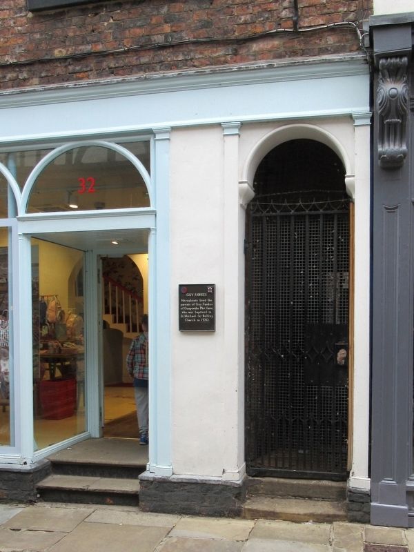 Guy Fawkes Marker. Click for full size. Guy Fawkes Marker image. Click for full size.