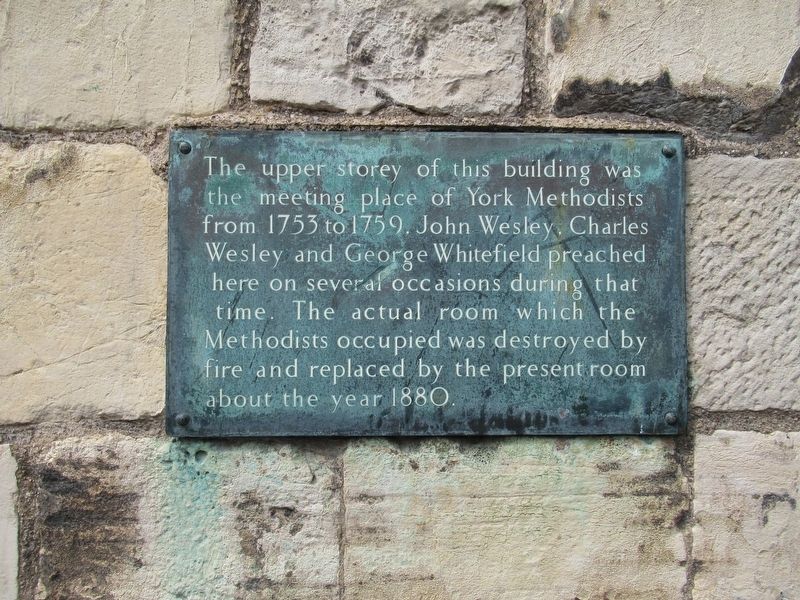 York Methodists Marker image. Click for full size.