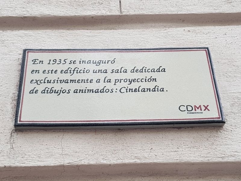 Cinelandia Marker image. Click for full size.