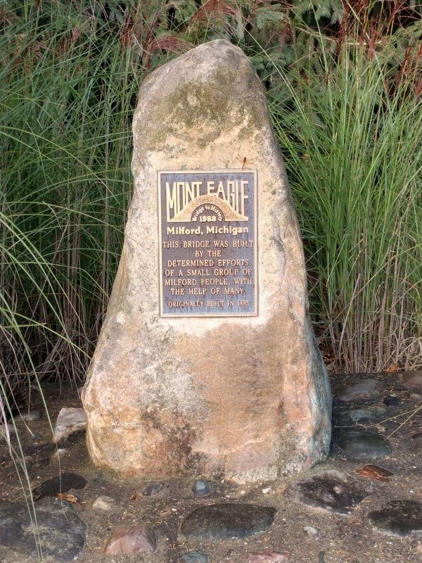 Mont Eagle Marker. Click for full size. Mont Eagle Marker image. Click for full size.
