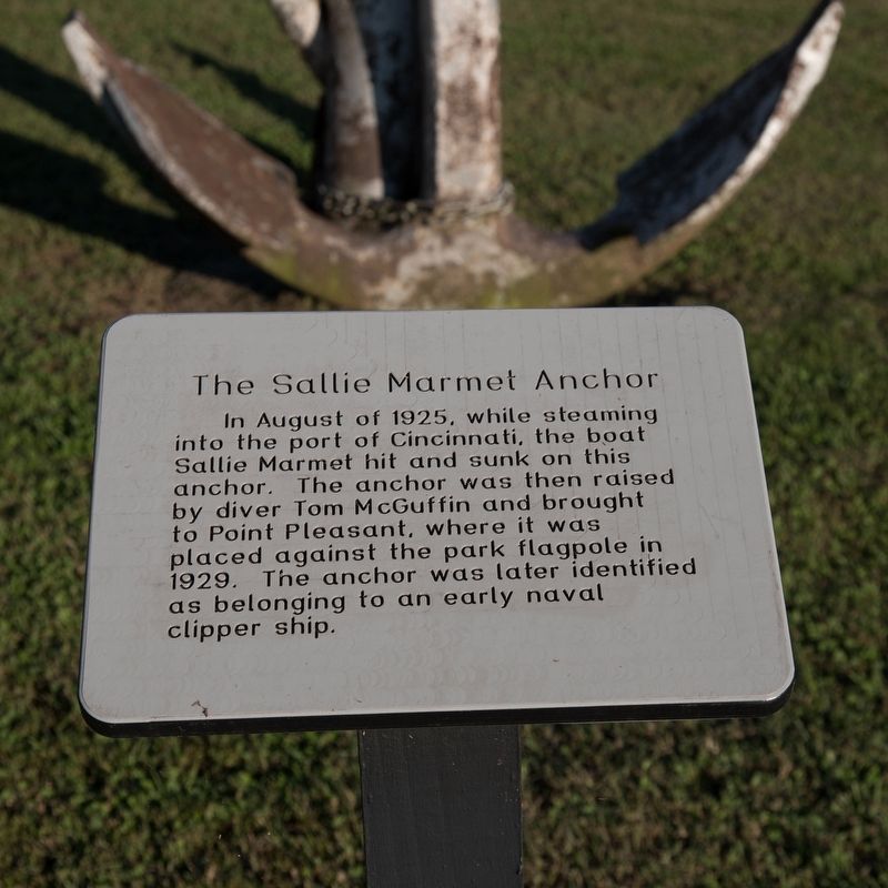 The Sallie Marmet Anchor Marker image. Click for full size.