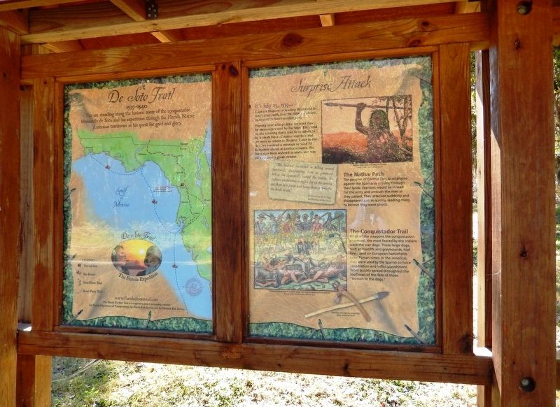 Surprise Attack Marker Kiosk (<i>marker panel is on right side of kiosk</i>). Click for full size. Surprise Attack Marker Kiosk (<i>marker panel is on right side of kiosk</i>) image. Click for full size.