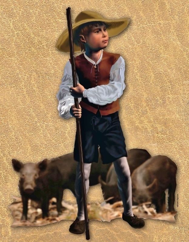 Marker detail: “Jose” by Hermann Trappman image. Click for full size.