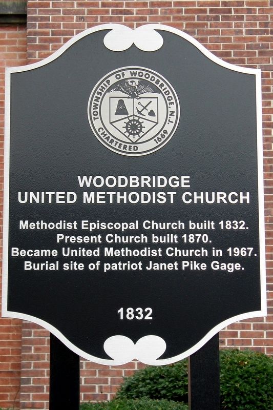 Woodbridge United Methodist Church Marker image. Click for full size.