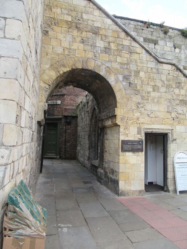 Roman Fortress Marker. Click for full size. Roman Fortress Marker image. Click for full size.