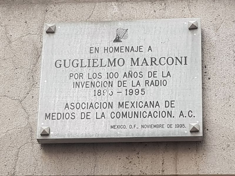 Guglielmo Marconi Marker image. Click for full size.
